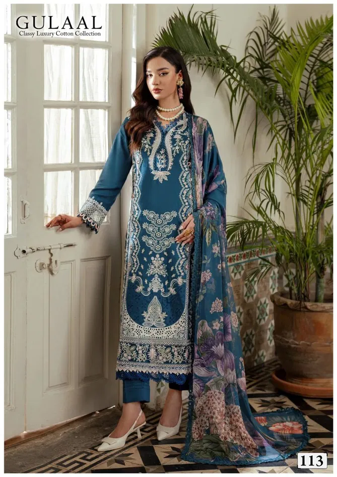 Gulaal Classy Luxury Cotton Collection Vol 12 Pakistani Dress Material Exporters In India